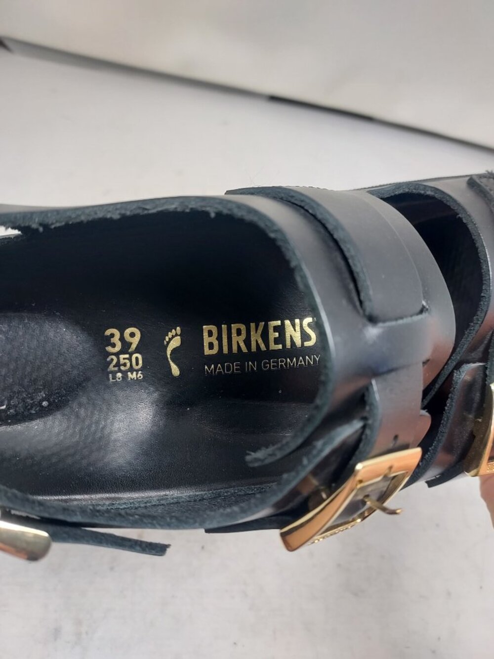Birkenstock Black WOMENS Cannes Buckled Sandal - Picture 4 of 10